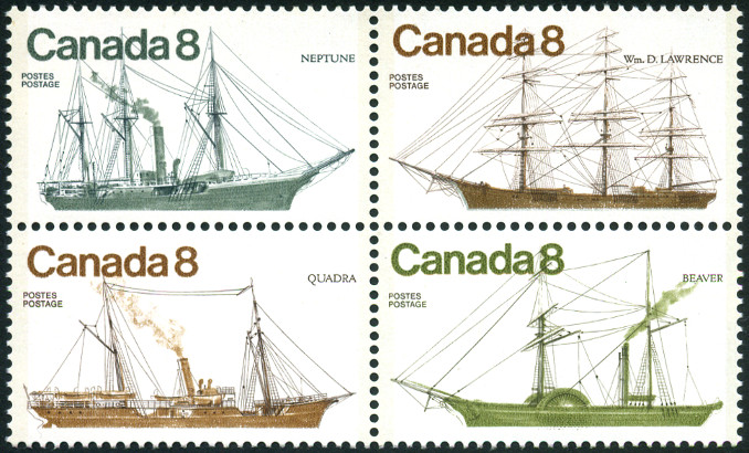 Briefmarken Canada Y&T N°580-83 Briefmarken Canada Y&T N°580-83
