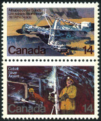 Timbre Canada Y&T N663-64