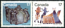 Timbre Canada Y&T N713-714