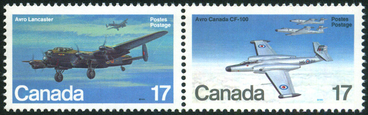 Timbre Canada Y&T N752-753