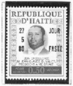 Timbre Haïti Y&T N°PA590 Timbre Haïti Y&T N°PA590