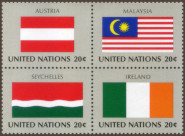 Timbre O.N.U. New-York Y&T N�365-368