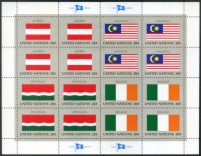 Timbre O.N.U. New-York Y&T N�F365-368