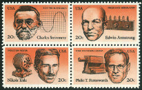 Briefmarken USA Y&T N�1497-1500