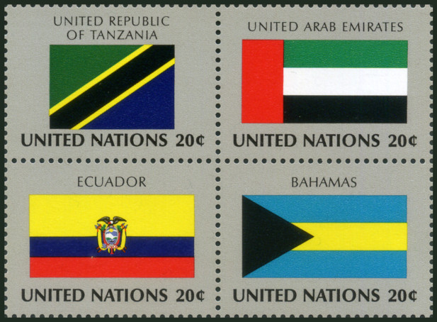 Timbre O.N.U. New-York Y&T N°424-427 Timbre O.N.U. New-York Y&T N°424-427