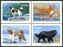 Timbre Canada Y&T N°1058-61 Timbre Canada Y&T N°1058-61