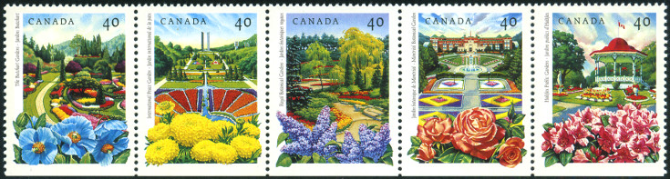 Timbre Canada Y&T N°1185-89 Timbre Canada Y&T N°1185-89