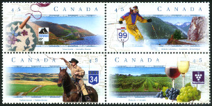 Timbre Canada Y&T N1520-1523
