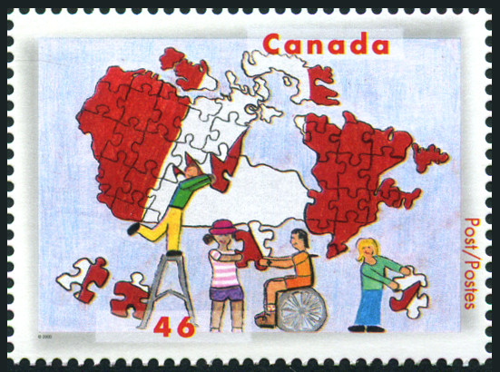Timbre Canada Y&T N1802