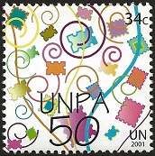 Timbre O.N.U. New-York Y&T N�864