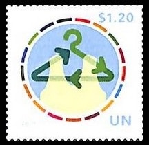 Timbre O.N.U. New-York Y&T N�1687