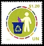 Timbre O.N.U. New-York Y&T N�1683