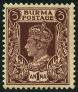 Timbre Birmanie (Dominion britannique) Y&T N22