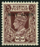 Timbre Birmanie (Dominion britannique) Y&T NFM5