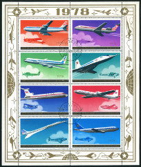 Timbre Corée du Nord Y&T N°1451A-H Timbre Corée du Nord Y&T N°1451A-H