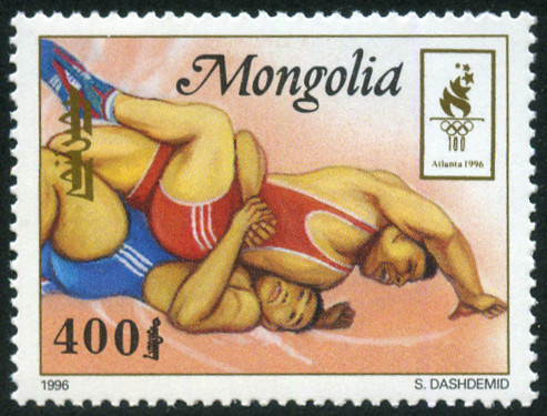 Timbre Mongolie Y&T N°2094 Timbre Mongolie Y&T N°2094