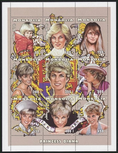 Stamp Mongolia Y&T N°2140K-2140T Stamp Mongolia Y&T N°2140K-2140T