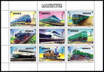 Stamp Mongolia Y&T N°2132-2140 Stamp Mongolia Y&T N°2132-2140