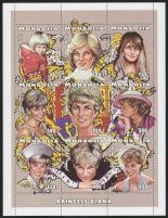 Stamp Mongolia Y&T N°2140K-2140T Stamp Mongolia Y&T N°2140K-2140T