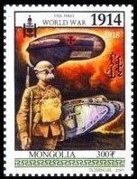 Timbre Mongolie Y&T N°2526 Timbre Mongolie Y&T N°2526