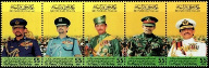 Timbre Brunei Y&T N592-596