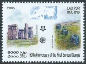 Timbre Laos (Royaume & Rép.) Y&T N°1597 Timbre Laos (Royaume & Rép.) Y&T N°1597