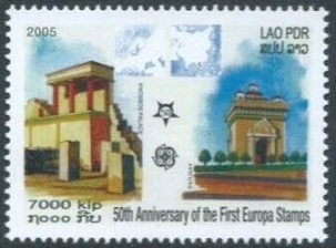 Timbre Laos (Royaume & Rép.) Y&T N°1598 Timbre Laos (Royaume & Rép.) Y&T N°1598