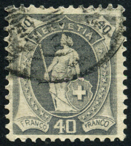 Timbre Suisse Y&T N�96