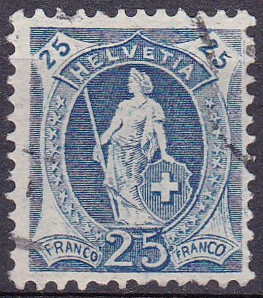 Timbre Suisse Y&T N107