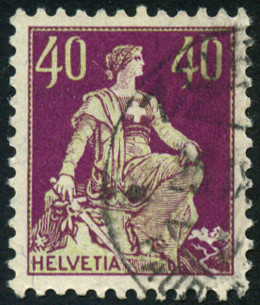 Timbre Suisse Y&T N�123