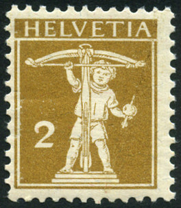 Timbre Suisse Y&T N�128