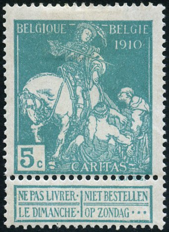 Stamp Belgium Y&T N90