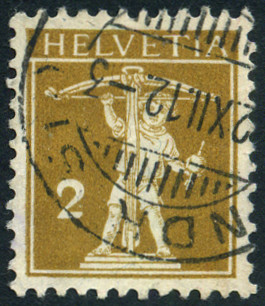 Timbre Suisse Y&T N�134