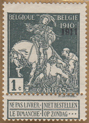 Stamp Belgium Y&T N93