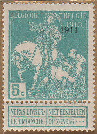 Stamp Belgium Y&T N97
