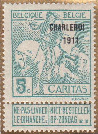  Sello Blgica Y&T N104