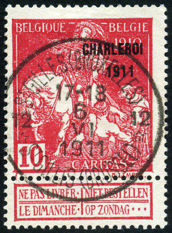 Stamp Belgium Y&T N107