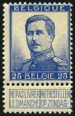 Briefmarken Belgium Y&T N125