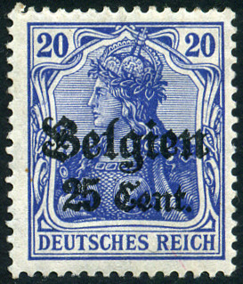 Timbre Belgique Y&T N°OC18 Timbre Belgique Y&T N°OC18