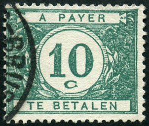 Timbre Belgique Y&T N°TA33 Timbre Belgique Y&T N°TA33