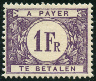 Timbre Belgique Y&T N�TA43