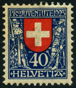 Timbre Suisse Y&T N195