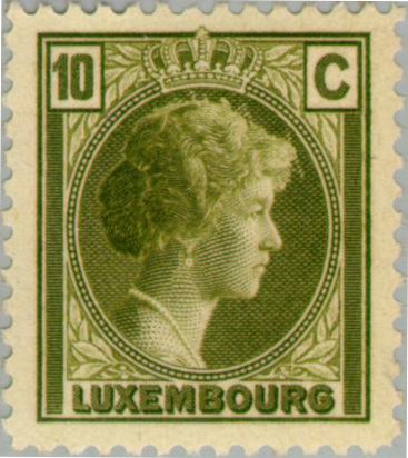 Timbre Luxembourg Y&T N°165 Timbre Luxembourg Y&T N°165