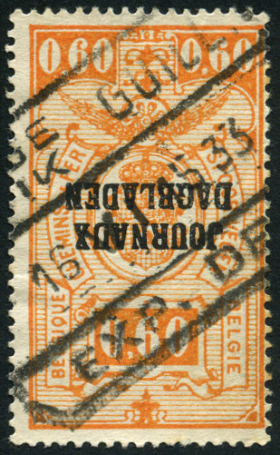 Sello Bélgica Y&T N°JX22a Sello Bélgica Y&T N°JX22a