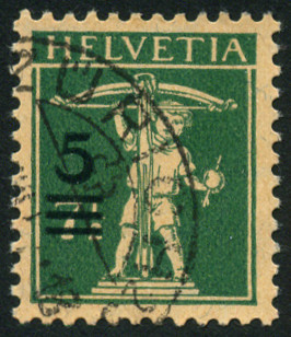 Sello Helvetia Y&T N°240 Sello Helvetia Y&T N°240