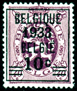 Timbre Belgique Y&T N375A