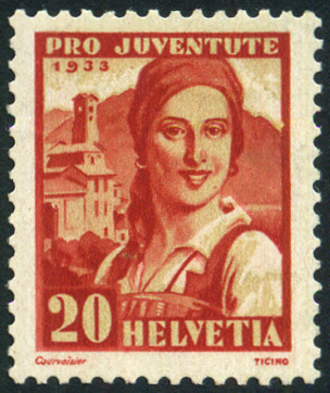 Timbre Suisse Y&T N°269 Timbre Suisse Y&T N°269