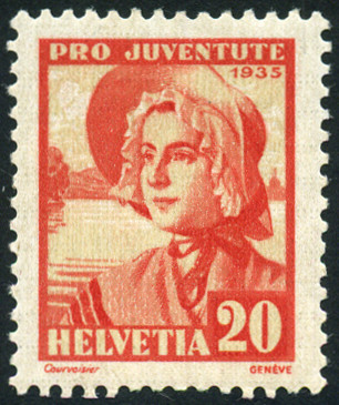 Timbre Suisse Y&T N°284 Timbre Suisse Y&T N°284