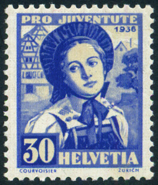 Timbre Suisse Y&T N°301 Timbre Suisse Y&T N°301