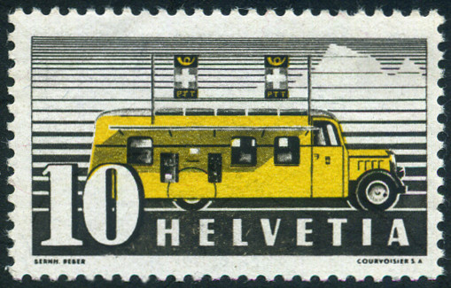 Timbre Suisse Y&T N°302 Timbre Suisse Y&T N°302